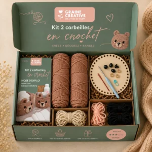 DIY Crochet Basket Kit