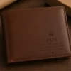 Personalized Engraved Leather Wallet