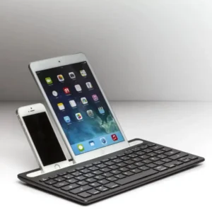Wireless Keyboard with Built-in Stand – Quiet Keys & Portable Design